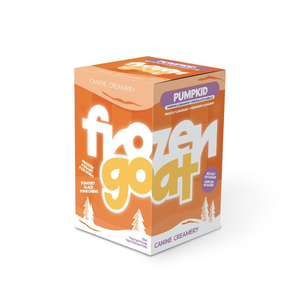 Gâteries pour chiens Big Country Raw Frozen Goat Yogurt Pumpkid