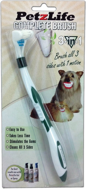 PetzLife Complete 3-in-1 Toothbrush