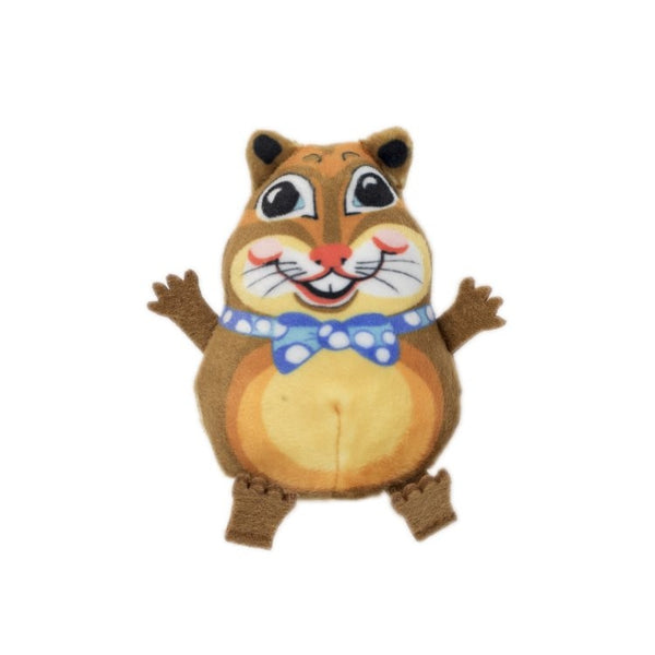 Fuzzu Teacup Fluffs Cat Toy Chipmunk Cat Toy with Organic Catnip