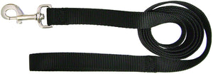 Hamilton Single Thick Nylon Dog Leash, Black