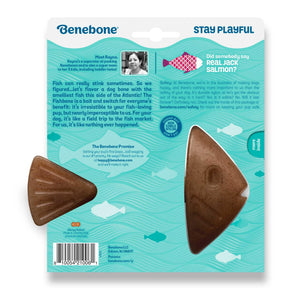Benebone Fishbone Jack Salmon Flavor Dog Toy