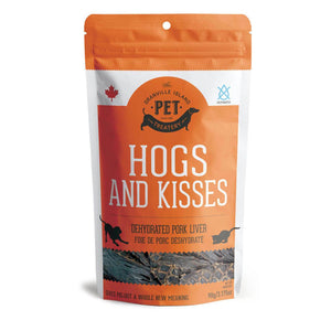 The Granville Island Pet Treatery Hogs & Kisses Friandises déshydratées foie de porc pour chiens et chats