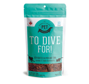 The Granville Island Pet Treatery To Dive For! Friandises déshydratées saumon sauvage et thon pour chiens et chats