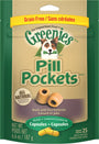 Greenies Pill Pockets Canine Capsules Formule Canard Rôti et Pois Friandises pour chiens