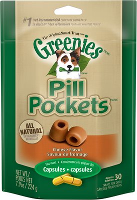 Greenies Pill Pockets Capsules Canines Saveurs Fromage Friandises pour chiens