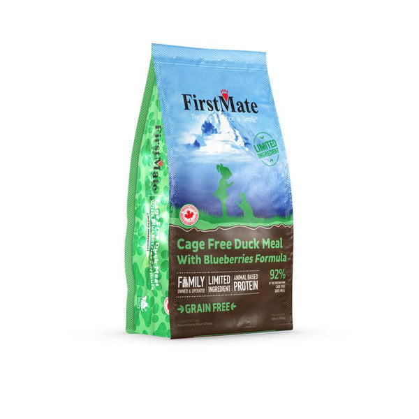 FirstMate Limited Ingredient Diet Cage Free Duck Meal with Blueberries Grain-Free Dry Cat Food