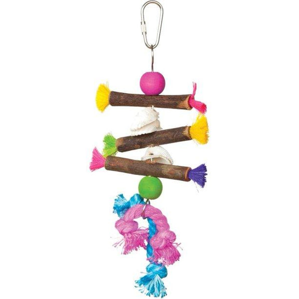Prevue Pet Products Tropial Teasers Shells & Sticks Bird Toy
