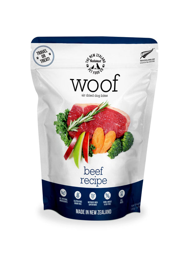 New Zealand Natural Pet Food Woof Beef Air-Dried Dog Food