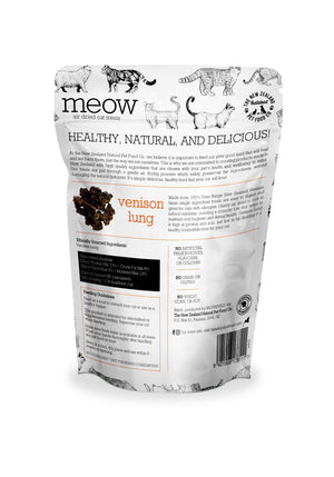New Zealand Natural Pet Food Meow Poumon de Venaison Friandises Séchées à l'Air pour Chats