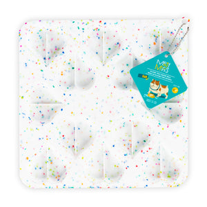 Messy Mutts Moules À Biscuits, Cuire Et Congeler, Confetti, 12 Coeurs De 1-Oz, 1-Pqt