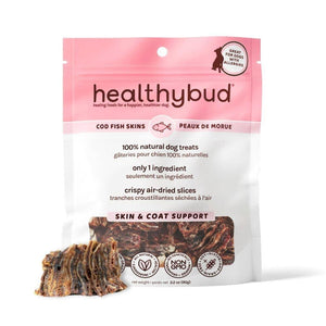Healthybud Friandises peaux de morue pour chiens