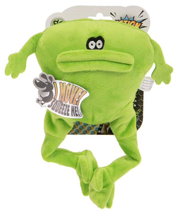 GoDog Action Plush Grenouille avec la technologie Chew Guard Jouet animé pour chien squeaker