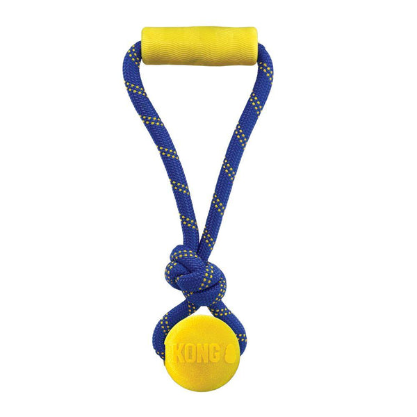 KONG Jaxx Brights Tug with Ball Dog Toy, Assorted