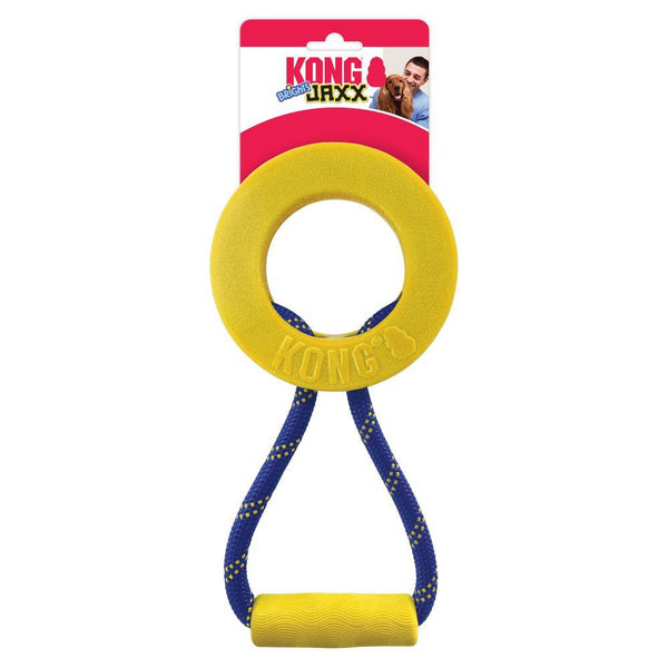 KONG Jaxx Brights Tug with Ring Dog Toy, Assorted