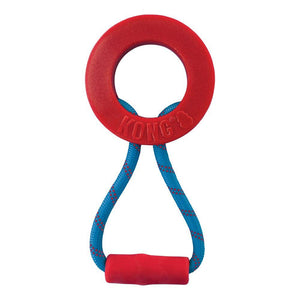 KONG Jaxx Brights Tug with Ring Dog Toy, Assorted