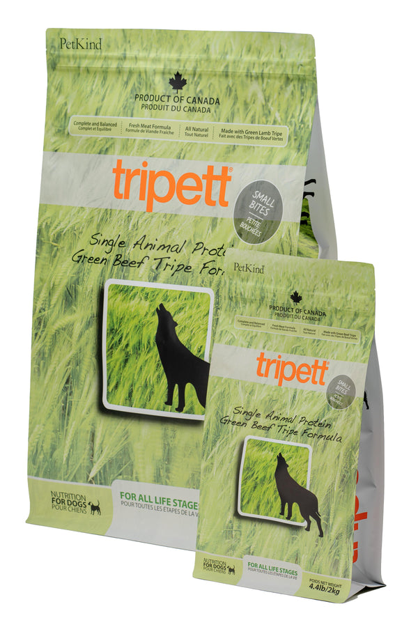 PetKind Tripett Single Animal Protein Green Beef Tripe Original Formula Dry Dog Food