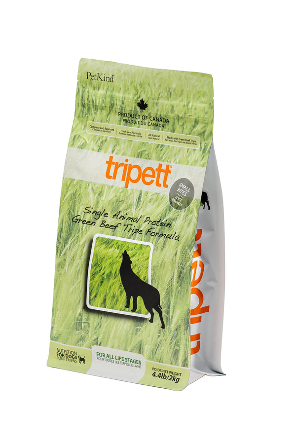 PetKind Tripett Single Animal Protein Green Beef Tripe Original Formula Dry Dog Food