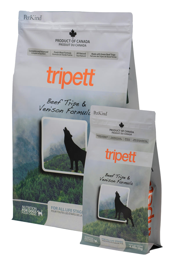 PetKind Tripett Beef Tripe & Venison Formula Dry Dog Food