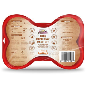 Puppy Cake Birthday Cake Kit Peanut Butter Dog Treats