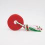 ZippyPaws Holiday ZippyTuff Teetherz Donut Dog Toy, Red