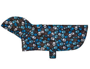RC Pets Packable Dog Rain Poncho, Pitter Patter Chocolate