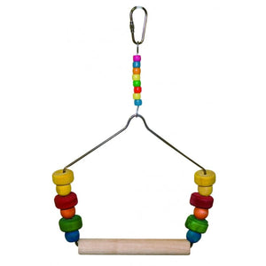BEAKS! Pentagon Perch Swing Bird Toy