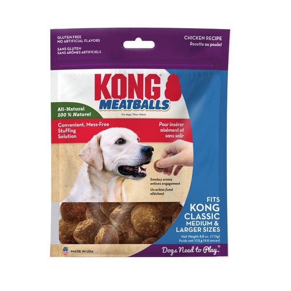 KONG gâteries pour chiens aux boulettes de viande et au poulet