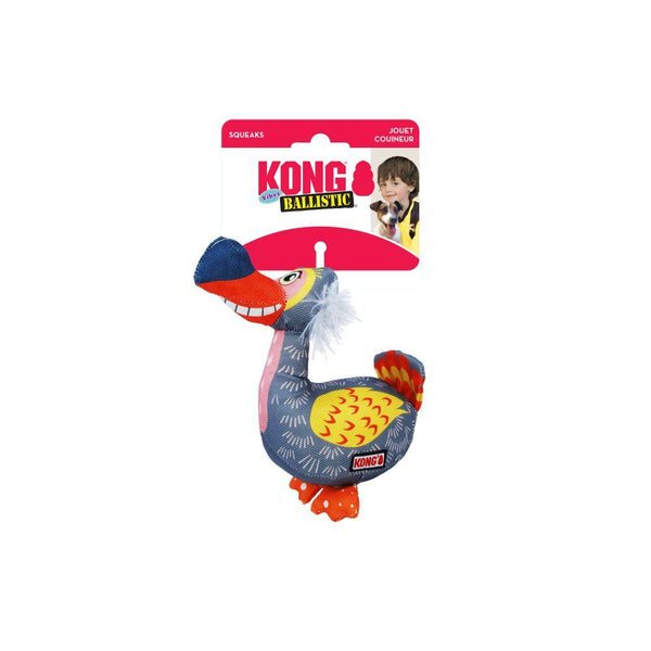 KONG Ballistic Vibez Birds Dog Toy, Assorted