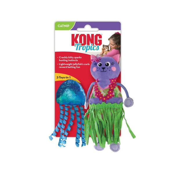 KONG Tropics Hula Cat Toy, 2-pk
