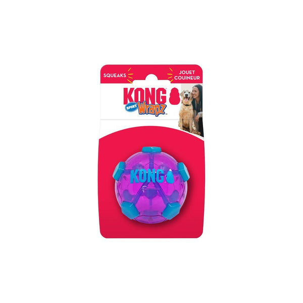 KONG Wrapz Sport Soccer Ball Dog Toy