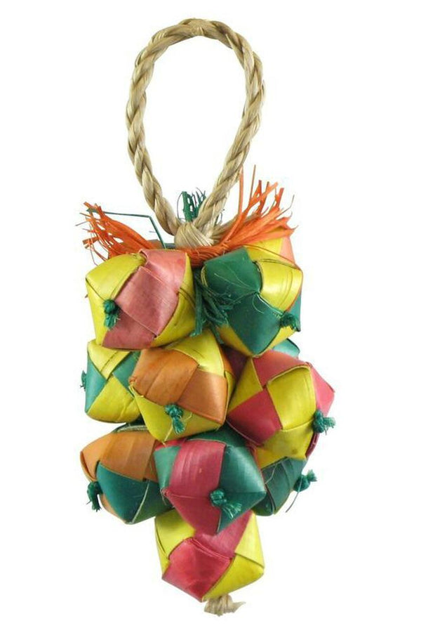 Planet Pleasures Cluster Square Balls Bird Toy