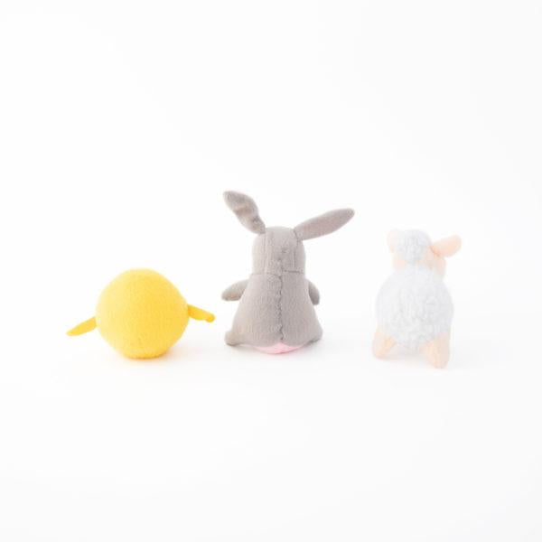 ZippyPaws Easter Miniz Easter Friends Dog Toy, 3-pk