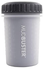 Dexas Nettoyeur portable pour pattes de chien MudBuster avec couvercle, Gris clair