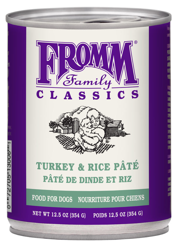 Fromm Family Classic Turkey & Rice Pate Canned Dog Food