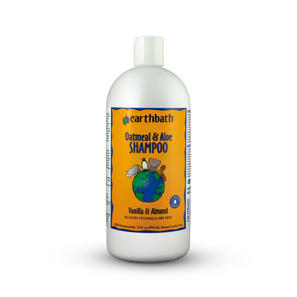 Earthbath Oatmeal & Aloe Shampoo for Dogs & Cats, Vanilla & Almond