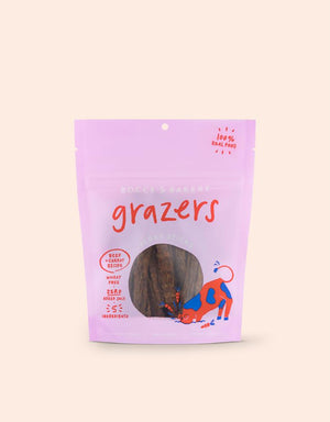 Bocce's Dog Grazers Jerky Sticks, Beef & Carrot