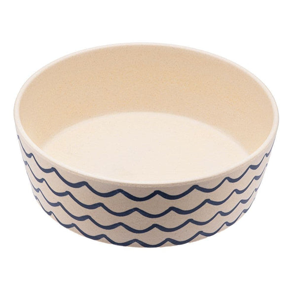 Beco Bamboo Pet Bowl, Save the Waves