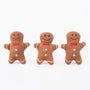ZippyPaws Holiday Miniz Gingerbread Men Dog Toy, 3-pk