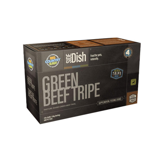 Big Country Raw Pure Green Beef Tripe Frozen Dog & Cat Food Carton