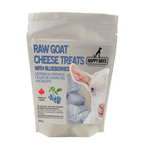 Happy Days Raw Goat Cheese with Blueberries Dog & Cat Treats