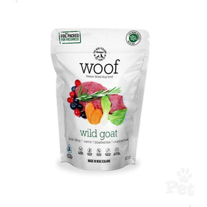 New Zealand Natural Pet Food Woof Wild Goat Freeze-Dried Dog Food