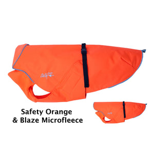Chilly Dogs Alpine Blazer Dog Coat, Blaze/Blaze Micro Fleece