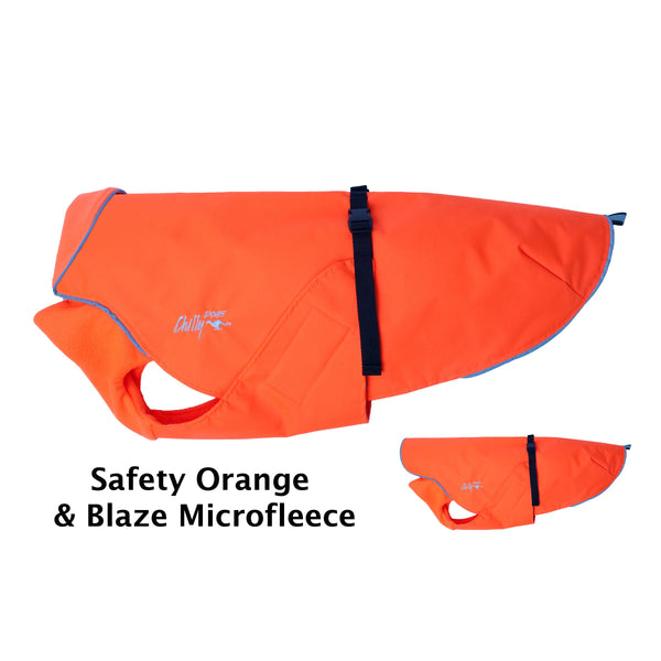 Chilly Dogs Alpine Blazer Dog Coat, Blaze/Blaze Micro Fleece