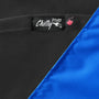 Chilly Dogs Reversible Microfleece Lining Alpine Dog Blanket, Royal Blue/ Black