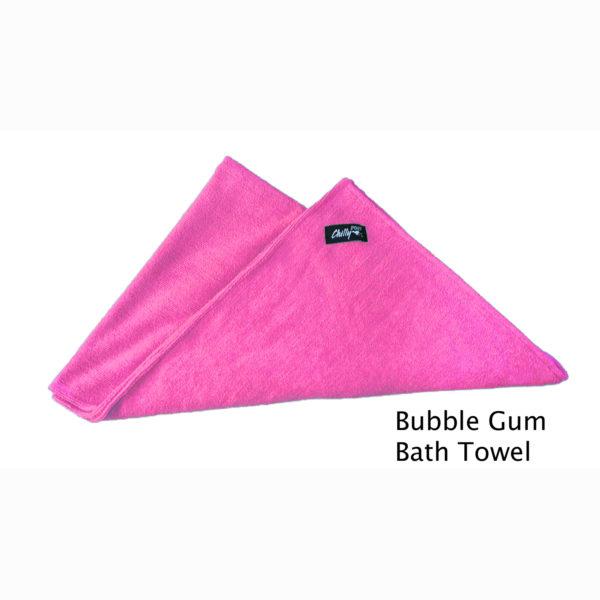 Chilly Dogs Soaker Dog Bath Towel, Bubble Gum