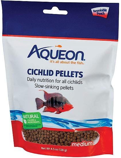 Aqueon Medium Cichlid Pellet Fish Food