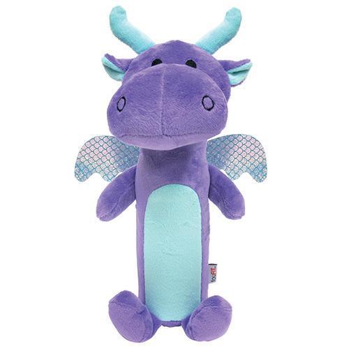 foufouBRANDS Jouet pour chien Dragon en peluche Cruncher, Violet