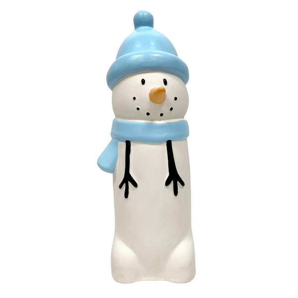 foufouBRANDS Jouet à mâcher Winter Sparkle Cruncher Bonhomme de neige pour chien