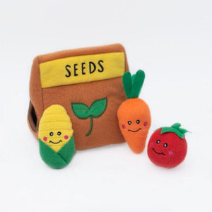 ZippyPaws Zippy Burrow Seed Packet Dog Toy