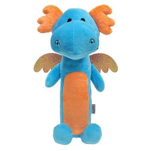 foufouBRANDS Jouet Dragon en peluche Cruncher, Bleu